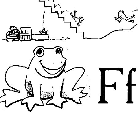 F is for FROG